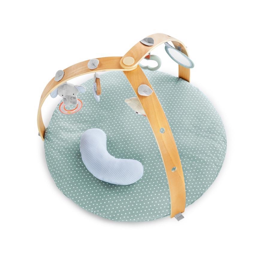 Ingenuity - Legetæppe til baby LOAMY mintgrøn/grå