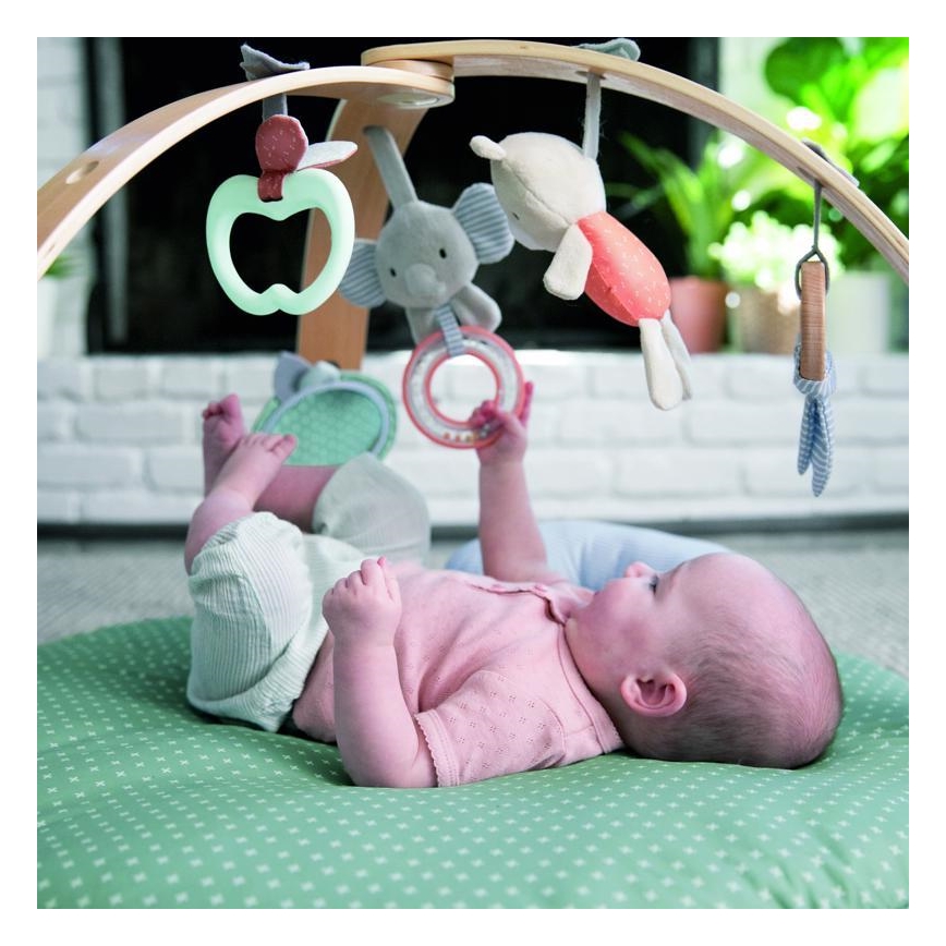 Ingenuity - Legetæppe til baby LOAMY mintgrøn/grå