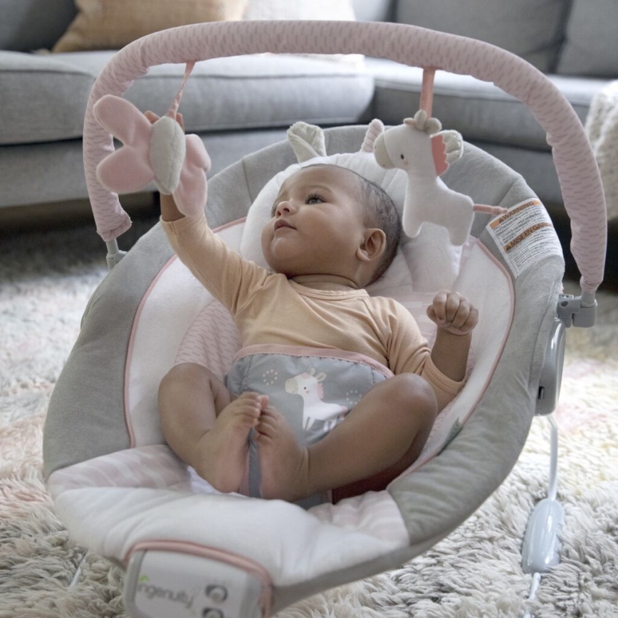 Ingenuity - Skråstol med vibration og musik FLORA THE UNICORN 3xC