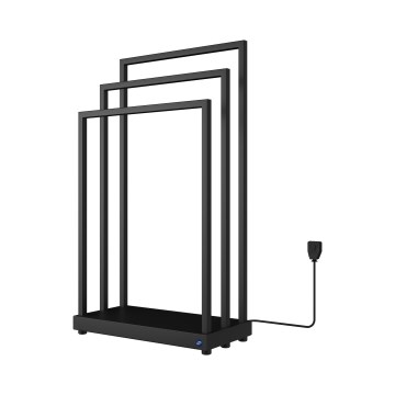 Instal Projekt - Elektrisk håndklædetørrer MOBE 105 W 90 x 50 cm sort