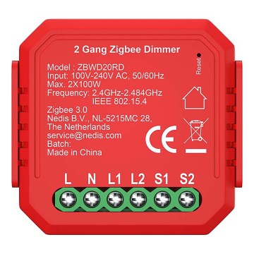 Intelligent dobbeltdæmper SmartLife 230V