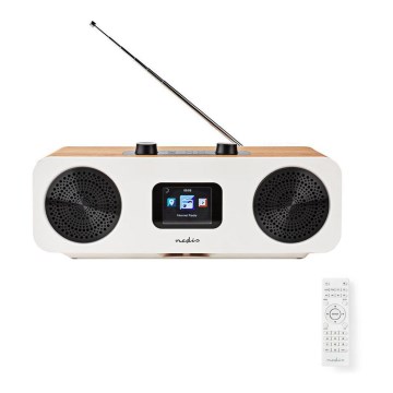 Internetradio multifunktionel 34W/230V DAB+ FM Wi-Fi Bluetooth USB + fjernbetjening