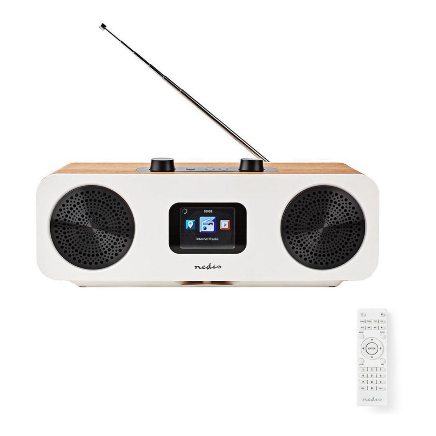 Internetradio multifunktionel 34W/230V DAB+ FM Wi-Fi Bluetooth USB + fjernbetjening
