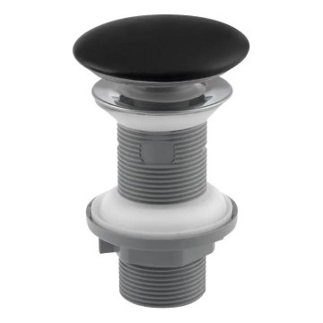 Isvea - Håndvaskafløb Ø 7,2 cm mat sort