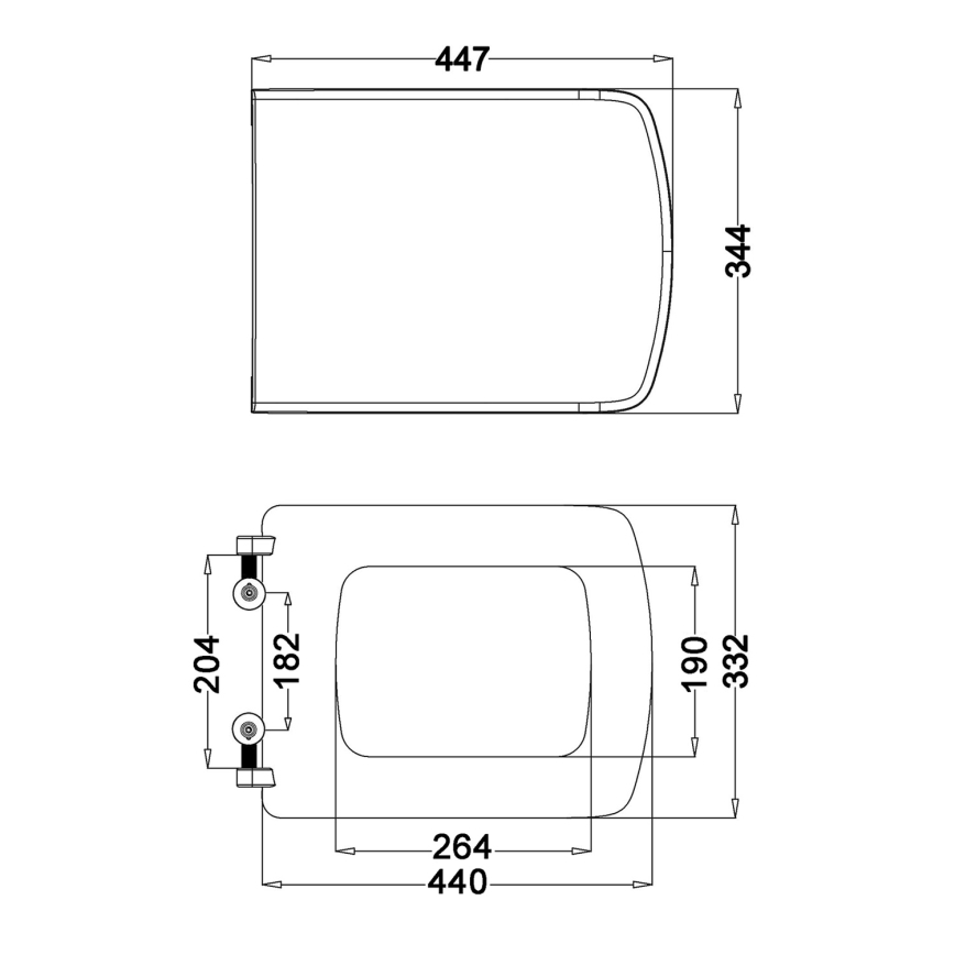 Isvea - Toiletsæde SoftClose PURITY hvid