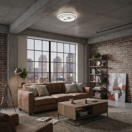ITALUX - LED dæmpbar loftlampe PARCO LED/55W/230V 3000-6500K Ø 50 cm hvid + fjernbetjening