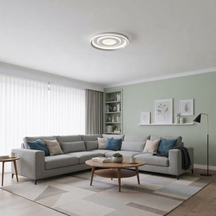 ITALUX - Dæmpbar LED loftlampe SIMNI LED/55W/230V 3000-6500K Ø 50 cm hvid + fjernbetjening