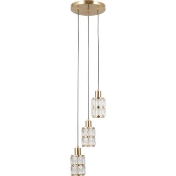 ITALUX - Kabelophængt pendel ALMA 3xE27/40W/230V guld