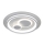 ITALUX - LED dæmpbar loftlampe PARCO LED/55W/230V 3000-6500K Ø 50 cm hvid + fjernbetjening