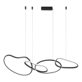 ITALUX - LED-pendel med wireophæng FONTE LED/60W/230V 3000/4000/6000K sort