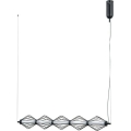 ITALUX - LED-pendel med wireophæng SEVILLA LED/25W/230V 3000K sort