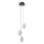 ITALUX - LED-pendel på wire ALANI 3xLED/5W/230V 3000K sort/guld