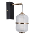 ITALUX - LED Væglampe ALANI LED/6W/230V 3000K sort/guld