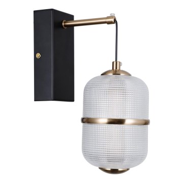 ITALUX - LED Væglampe ALANI LED/6W/230V 3000K sort/guld