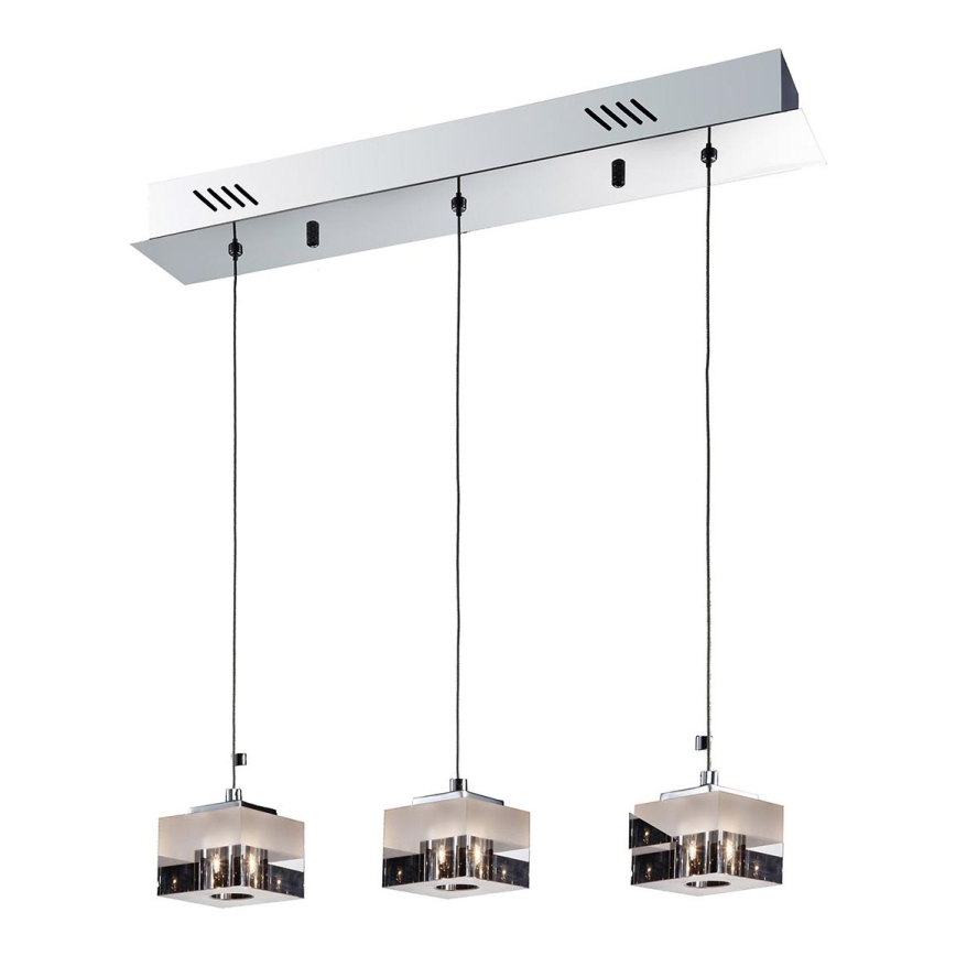 ITALUX - Loftlampe på kabel CUBRIC 3xG9/28W/230V