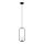 ITALUX - Loftlampe på kabel LUPUS 1xG9/25W/230V sort