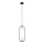ITALUX - Loftlampe på kabel LUPUS 2xG9/25W/230V sort