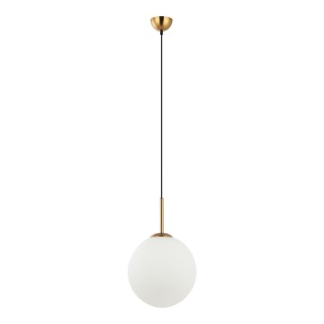 ITALUX - Loftlampe på ledning DEORE 1xE27/40W/230V Ø 30 cm bronze