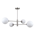 ITALUX - Loftlampe på stang EVORA 4xG9/5W/230V i nikkel
