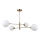 ITALUX - Loftlampe på stang EVORA 4xG9/5W/230V messing