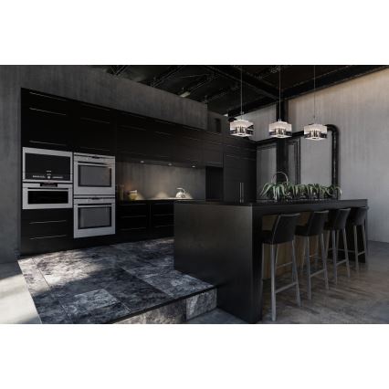 ITALUX - Loftlampe på kabel CUBRIC 3xG9/28W/230V