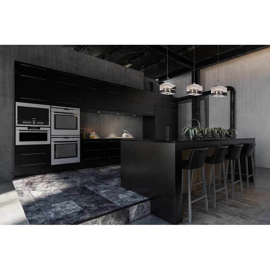 ITALUX - Loftlampe på kabel CUBRIC 3xG9/28W/230V
