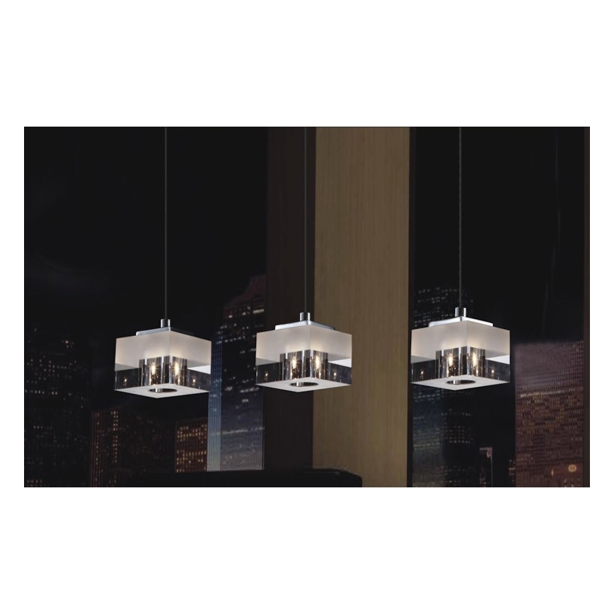ITALUX - Loftlampe på kabel CUBRIC 3xG9/28W/230V
