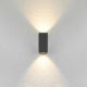 ITALUX - Udendørs væglampe GENTA 2xGU10/40W/230V IP54 15 cm