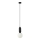 ITALUX - Pendel ALDEVA 1xE27/40W/230V sort