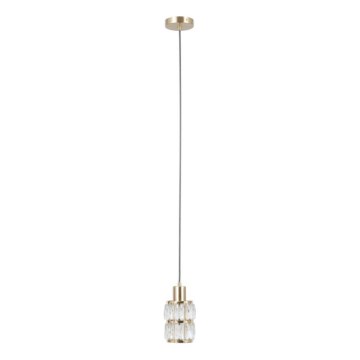 ITALUX - Pendel ALMA med wireophæng 1xE27/40W/230V, guldfarvet