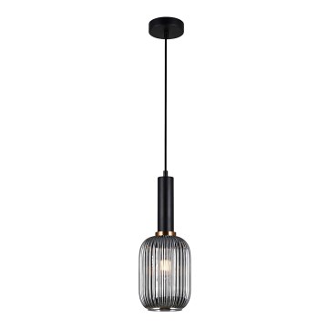 ITALUX - Pendel ANTIOLA 1xE27/40W/230V diameter 15 cm sort