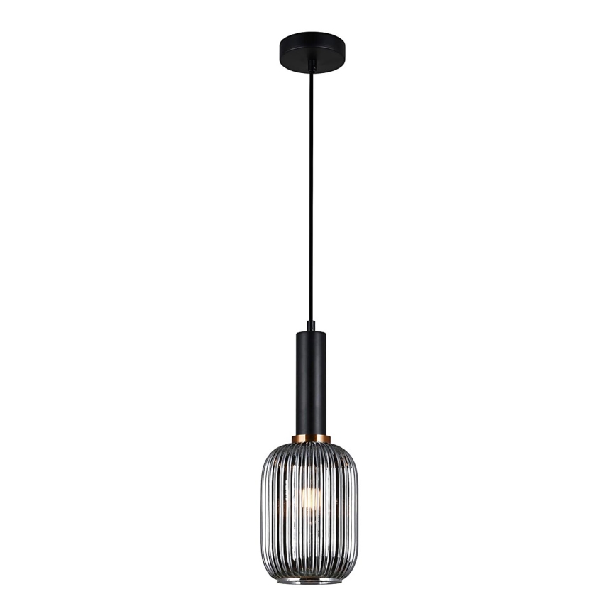 ITALUX - Pendel ANTIOLA 1xE27/40W/230V diameter 15 cm sort