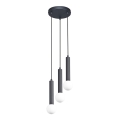 ITALUX - Pendel med wire FILANO 3xG9/5W/230V sort