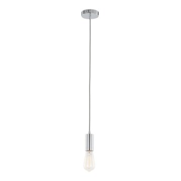ITALUX - Pendel MODERNA 1xE27/60W/230V skinnende krom