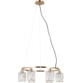 ITALUX - Pendel på kabel SIMONA 6xE14/40W/230V guld