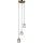 ITALUX - Pendel på kabel TORNO 3xE14/40W/230V guld