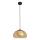 ITALUX - Pendel på ledning AINALE 1xG9/7W/230V sort/røget brun