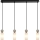 ITALUX - Pendel på wire SANTOS 4xG9/40W/230V sort