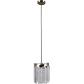 ITALUX - Pendel SABRIGA 1xE14/40W/230V mat krom