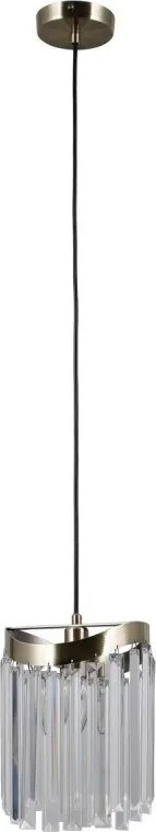 ITALUX - Pendel SABRIGA 1xE14/40W/230V mat krom