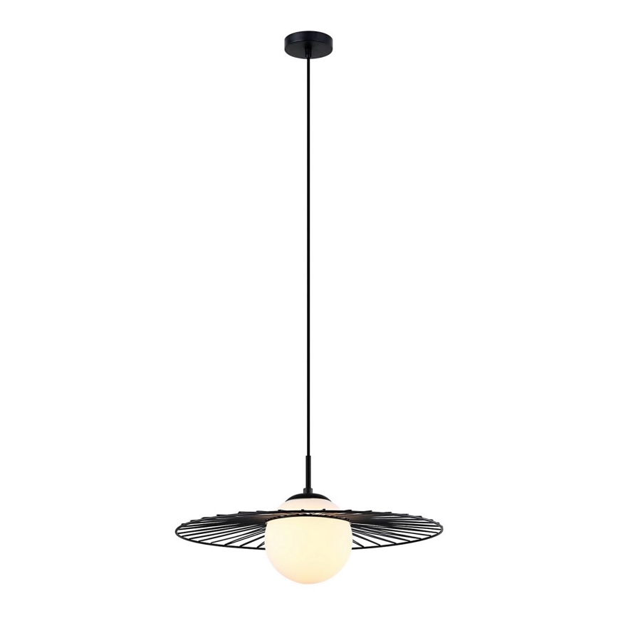 ITALUX - Pendel SALLY 1xE27/40W/230V sort