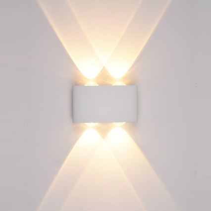 ITALUX - Udendørs LED væglampe GILBERTO 2xLED/2W/230V 3000K IP54