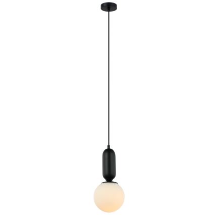 ITALUX - Pendel ALDEVA 1xE27/40W/230V sort