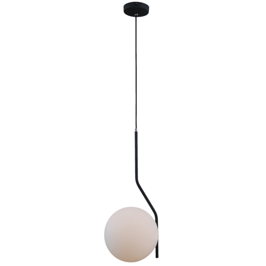 ITALUX - Pendel CARIMI 1xE27/5W/230V sort
