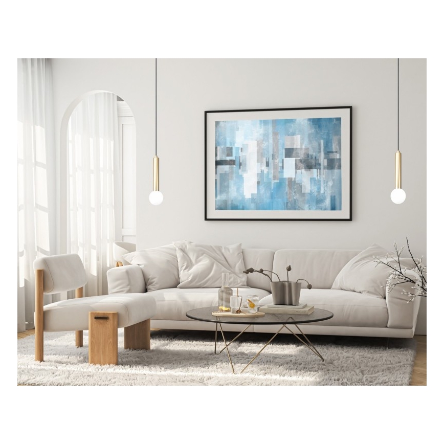 ITALUX - Pendel på ledning FILANO 1xG9/5W/230V guldfarvet