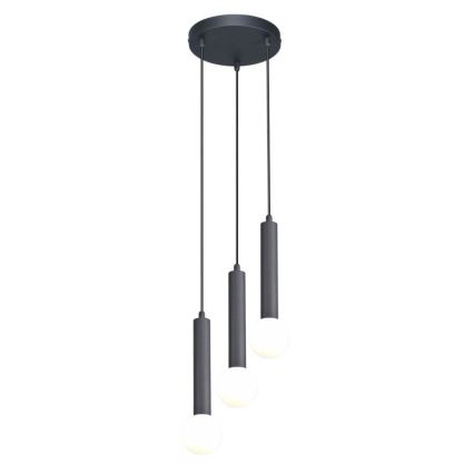ITALUX - Pendel med wire FILANO 3xG9/5W/230V sort
