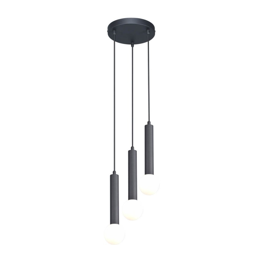 ITALUX - Pendel med wire FILANO 3xG9/5W/230V sort