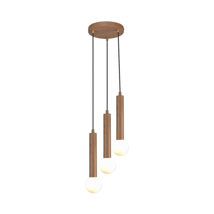ITALUX - FILANO loftlampe på kabel 3xG9/5W/230V brun