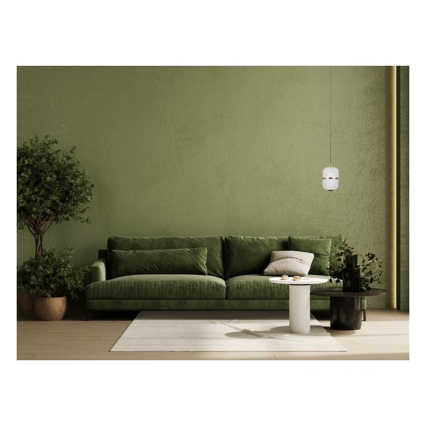 ITALUX - LED-lysekrone på wire ALANI LED/6W/230V 3000K sort/guld