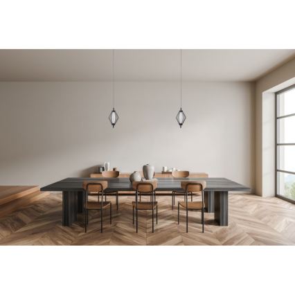 ITALUX - LED-pendel på wire SEVILLA LED/5W/230V 3000K sort
